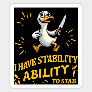 I Have Stability Magnet